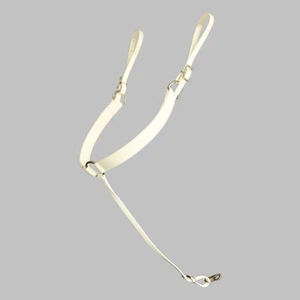 HORSE SIZE-READYMADE- White 1.5" WESTERN BREAST COLLAR Made from BETABIOTHANE - Picture 1 of 1