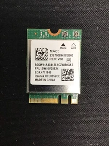 REALTEK RTL8852CE M.2 2230 WIFI 802.11AX BLUETOOTH 5.3 WIRELESS CARD N19350-003 - Picture 1 of 3