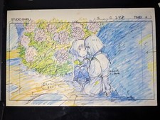 SPIRITED AWAY Animation Cel Print LAYOUT ART Anime Ghibli Production art Disney 