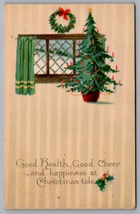 Vintage Postcard Christmas Tree Christmas Reef c1922 - Picture 1 of 2