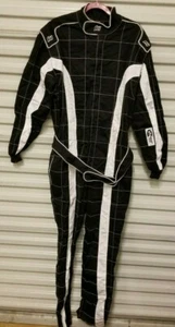 K1 - Traje de carreras automáticas Triumph SFI-1, 1 pieza, NEGRO/BLANCO, XXXL, modelo 30043424 - Imagen 1 de 3