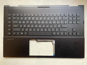 For HP OMEN 17-CK M73744-031 M57142 UK English Sticker Palmrest Keyboard NEW - Picture 1 of 4