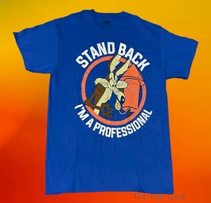 New Looney Tunes Wile E. Coyote Stand Back I am Professional Mens T-Shirt - Picture 1 of 2