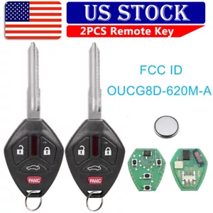 2 For 2007 2008 2009 2010 2011 2012 Mitsubishi Galant Eclipse Remote Key Fob - Bild 1 von 13