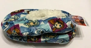 Disney Frozen II Elsa Olaf Anna Believe in The Journey Fuzzy Hausschuhe M/Lg 13-4 - Bild 1 von 4