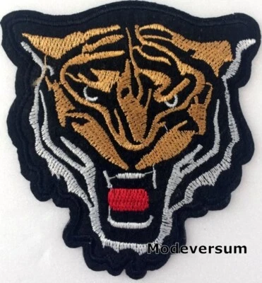 Bügelbild Aufbügler Aufnäher Patch Applikation Strass Paillette_Sticker_Tiger - Bild 1 von 2