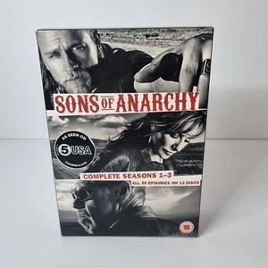 Sons of Anarchy Complete Seasons 1 - 3 DVD Boxed Set UK Import Region 2 - Picture 1 of 6