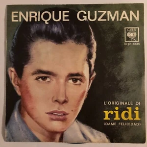 ENRIQUE GUZMAN - RIDI - ITALIAN 7¨ SINGLE PS, SUNG IN SPANISH, LATIN ROCK & ROLL - Picture 1 of 4