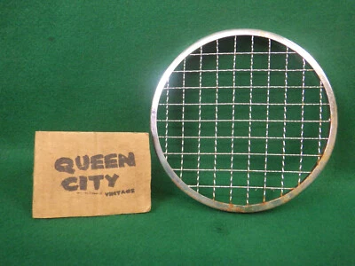 Accesorio de faro cromado vintage bisel rejilla de alambre Triumph TR3 TR4 MG? 7-1/2" Foto 1 de 4