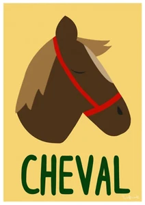 Cheval Art Print - Picture 1 of 3