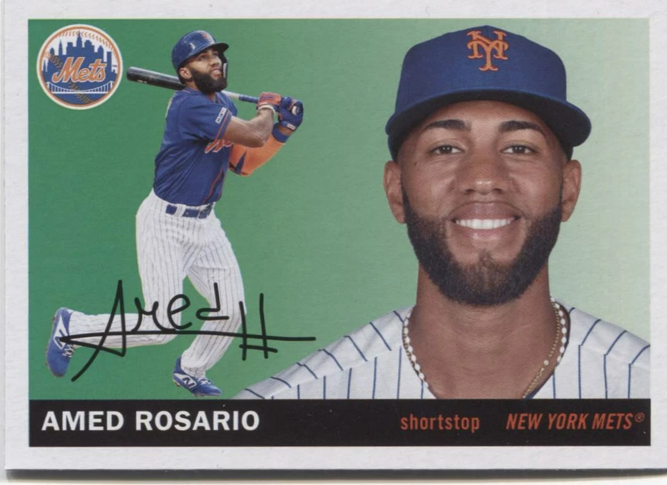 2020 Topps Archives AMED ROSARIO 1955 Topps Parallel - NEW YORK METS - #84 - Image 1 of 1