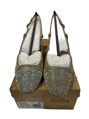 Steve Madden Women’s Becka Rhinestone Pumps, Size 7.5 M - Image 1 of 4