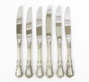 Gorham Buttercup Sterling Silver Handle Stainless Blade Modern Hollow Knife Set - Picture 1 of 7