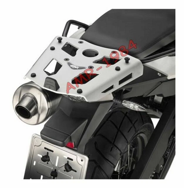 GIVI SRA5103 Attacco Posteriore in Alluminio Specifico per Bauletto MONOKEY - Argento