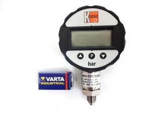 Digital - Druckmessgerät Digitalmanometer 1 bar bis 2000 bar - Manometer - Bild 1 von 7