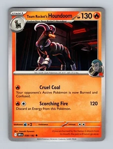 Pokemon TCG: SV10: Destined Rivals - Team Rocket's Houndoom - (DRI) - 038/182 - Picture 1 of 2