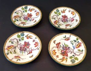 Antiguo patrón de golondrina Wedgwood cuatro placas de 4,5" W1959 Bone China, Inglaterra - Imagen 1 de 14