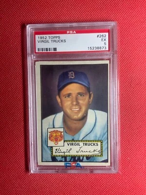 1952 Topps Set-Break #262 Virgil Trucks PSA 5 EX - Image 1 of 3
