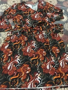 Vestido Lularoe XL Extra Grande Michelle Hermosas Flores Floral Nuevo con Etiquetas - Imagen 1 de 6