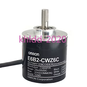OMRON E6B2-CWZ6C Drehgeber 10-5000P/R 1000P/R 1024P/R 1200P/R 1500P/R1800P/R - Bild 1 von 3