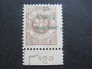 Memel No. 206 with printing error mint** (AA 058) - Picture 1 of 2