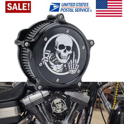 CNC Air Cleaner Intake Filter System Set For Harley Sporter XL 1200 883 07-2017 - Изображение 1 из 4