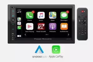 Power Acoustik CPAA-70MW Double DIN Receiver with Wireless Apple CarPlay - Picture 1 of 3