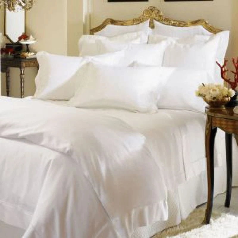 SFERRA Giza 45 Percale 4-piece Queen Sheet Set in White Color