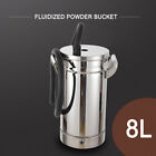 Fluidized Bucket Small Stainless Steel Hopper 8L Bucket For Coating Machine