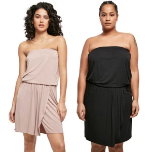 Urban Classics Ladies Viscose Shorts Bandeau Dress Jumpsuit Body Viscose Woman - Picture 1 of 19