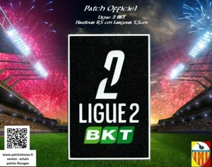 Abzeichen Patch Frankreich 2024/25 Ligue 2 BKT Offiziell Fußballtrikot Metz, Caen, Bastia - Bild 1 von 5