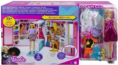 L’ARMADIO DEI SOGNI DI BARBIE MATTEL GBK10 ORIGINALE BAMBOLE - Immagine 1 di 2