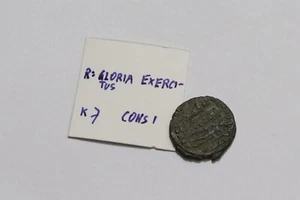 🧭 🇮🇹 CONSTANTINE I Æ Follis GLORIA EXERCITVS SHARP DETAILS B49 #Z5890 - Picture 1 of 4