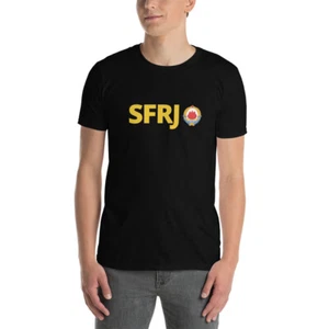 SFRJ Soziale Bundesrepublik Jugoslawien Classic Fit Kurzarm T-Shirt - Bild 1 von 3