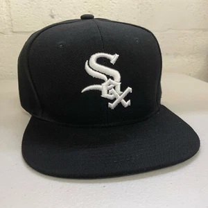 Chicago White Sox Snap Back Cap Hat Embroidered CHI Adjustable Flat Bill Men - Picture 1 of 6