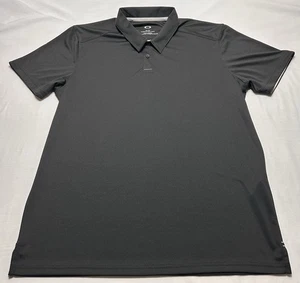 Oakley Polo Mens Size XL Casual Golf Regular Fit Shirt Preppy Black Tailored Fit - Picture 1 of 10
