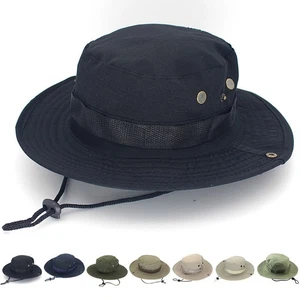 Sun Hat Boonie Cap Bucket Hat for Beach Fishing Hiking Safari Outdoor Vacation - Picture 1 of 17