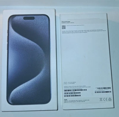 notavailableApple A2849 iPhone 15 Pro Max Black Titanium 1TB, EMPTY BOX - image 1 of 2