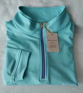 NWT LARGE PETER MILLAR  Perth Melange  Performance Pullover MSRP $135 - Picture 1 of 5