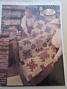 NUEVO PATRÓN DE EDREDÓN "Homespun Puzzle" Talla 74x88 diseñado por Jill Kemp NUEVO - Imagen 1 de 2