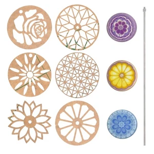 6 Styles Soap Making Flower Templates Set for Creative Soaps Candles Making Tool - Picture 1 of 8
