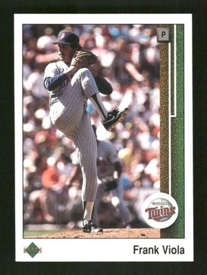 1989 Upper Deck #397 Frank Viola NM Near Mint Twins BXCP20 - Image 1 of 2