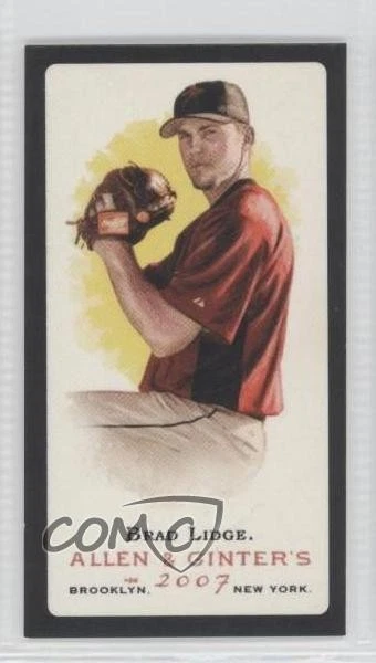 2007 Topps Allen & Ginter's Mini Black Border No Number Back Brad Lidge #83 - Image 1 of 2
