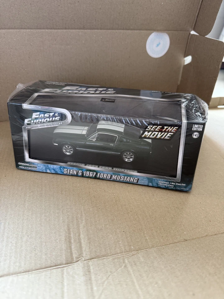 greenlight fast and furious 1:43 Sean’s 1967 Ford Mustang Limited Edition  - Image 1 of 1