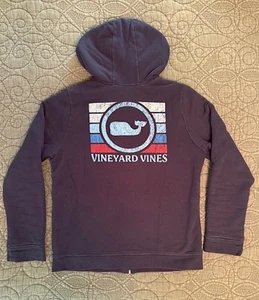 Vineyard Vines Boys Sherpa Lined Full Zip Hoodie XL (18) - Picture 1 of 4
