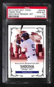 Yasiel Puig 2013 Leaf National Convention #NYP5 PSA 10 - Picture 1 of 2