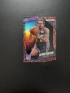 Devin Carter – 2024-25 Prizm Black – Kings – #144 - Snake Skin - RC - Picture 1 of 2