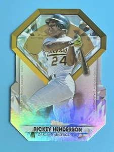 2022 Topps Series 1 Rickey Henderson DGDC-20 Diamond Greats Die-Cut Oakland A's - Picture 1 of 2
