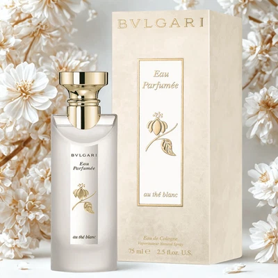 Eau Parfumee Au The Blanc de Bvlgari 2,5 OZ Eau de Cologne Spray para Unisex Foto 1 de 4