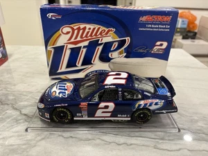 Rusty Wallace 2003 Miller Lite Nascar 1/24 Diecast Dodge Intrepid Action #2 - Picture 1 of 5
